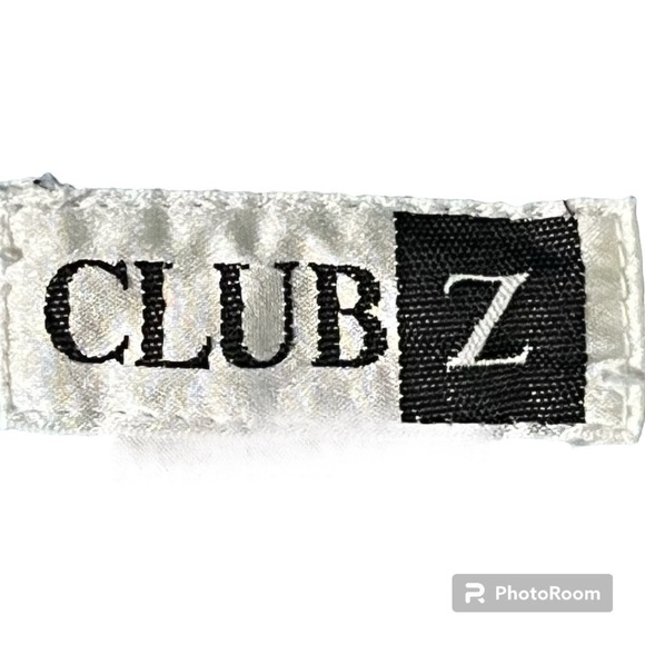 Club Z Vintage 80's Artsy Embellished Denim Short Sleeve bedazzled Denim shirt - Picture 3 of 9